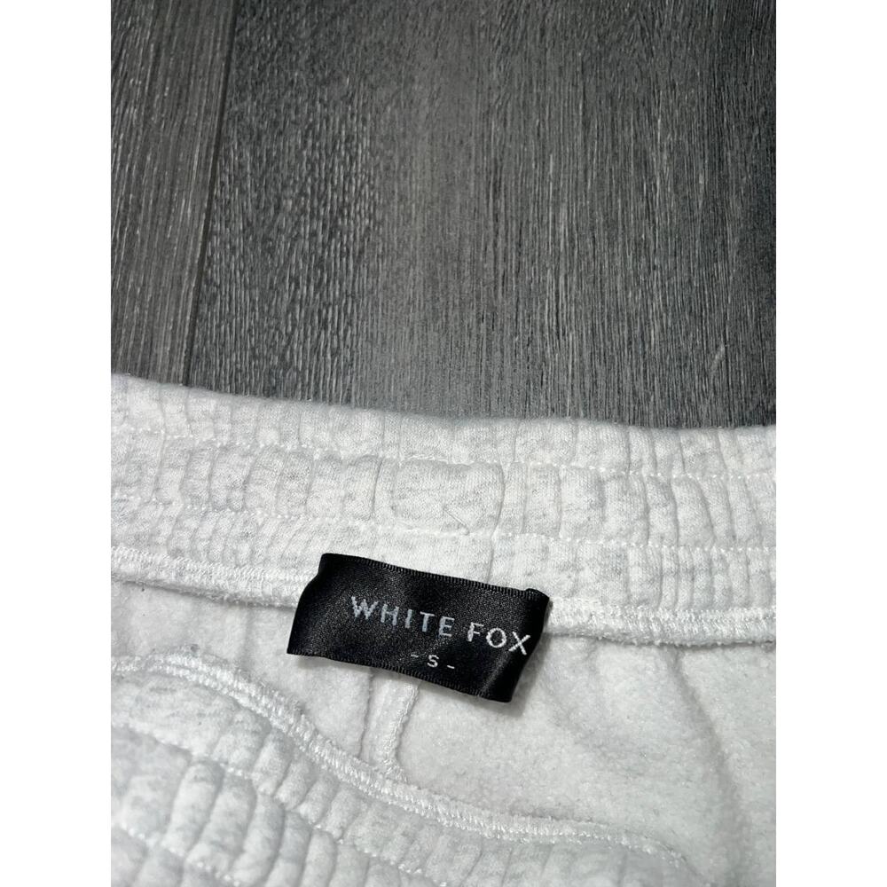 White Fox Boutique Light Gray Logo Sweat Joggers - Picture 2 of 8